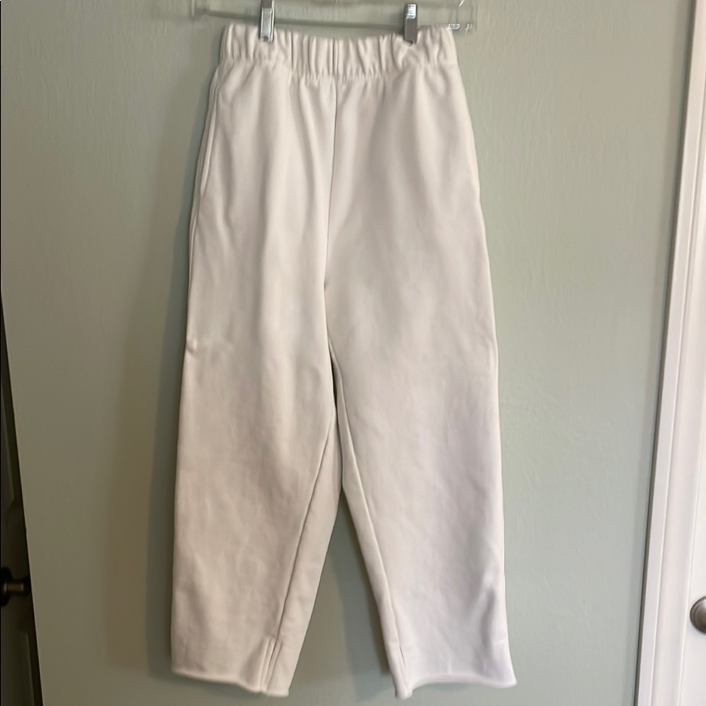 MM6 Maison Martin Margiela White Cropped Pants